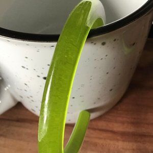 Glassy Lime Skinny Bracelet